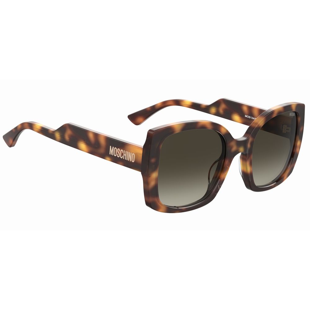 Moschino Brown Acetate Sunglasses