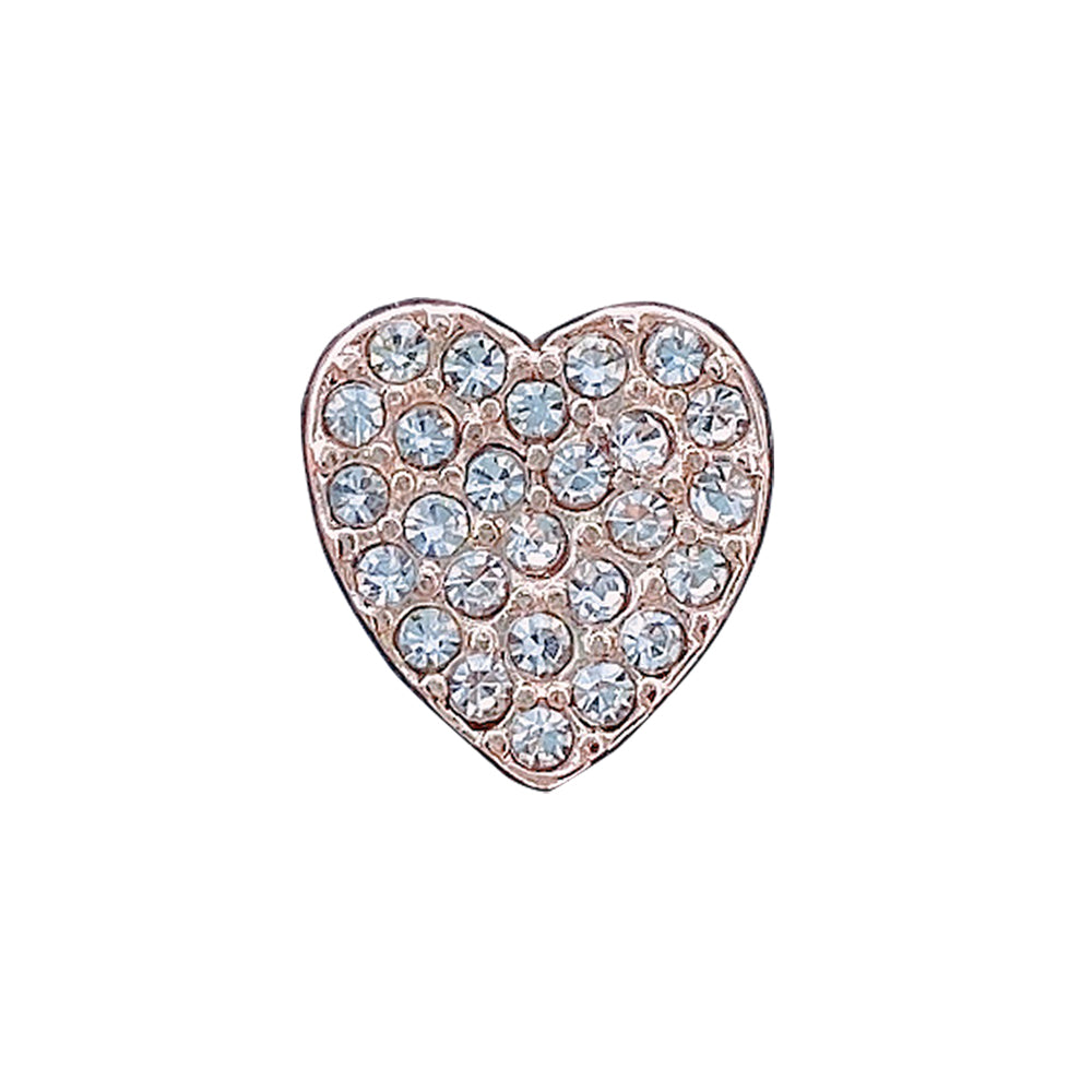 All-Match Exquisite Small Silver Brooch With Full Diamonds And Diamonds