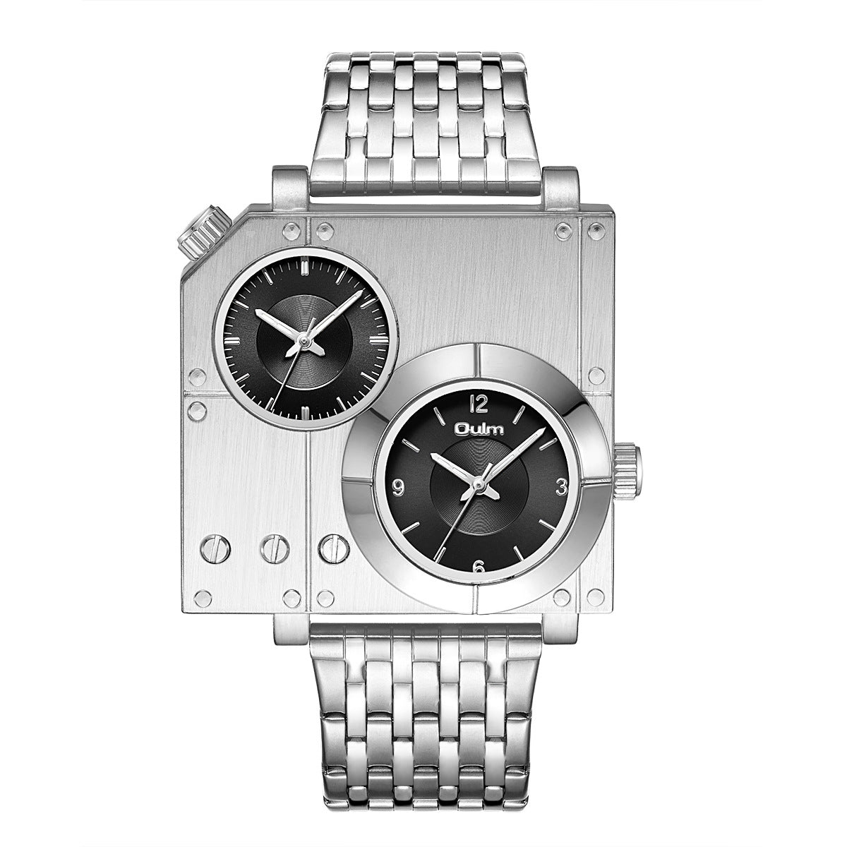 Men's Square Personality Casual Large Dial Watch