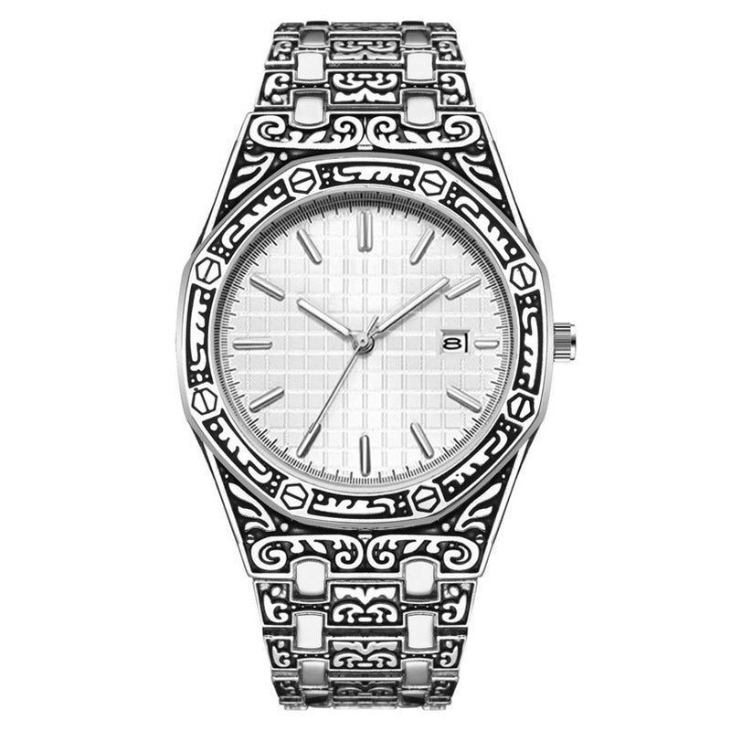 Hot Fashion Men's Classic Engraved Fashion Antique Watch