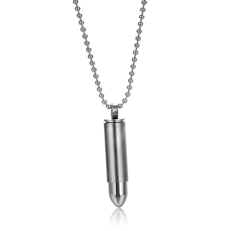 Bullet Titanium Steel Necklace