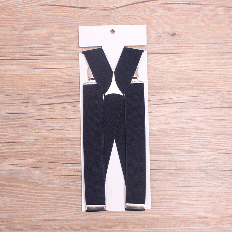 Men's Retro Trousers Suspenders Shirt Suspenders Clip Suspenders