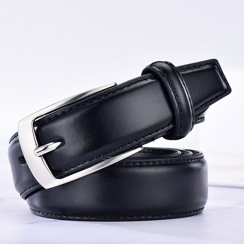 Leather Pin Buckle Casual Men's Belt