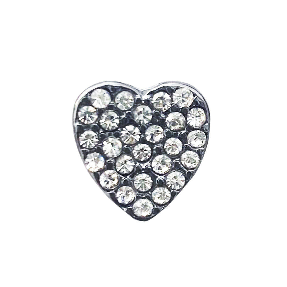 All-Match Exquisite Small Silver Brooch With Full Diamonds And Diamonds