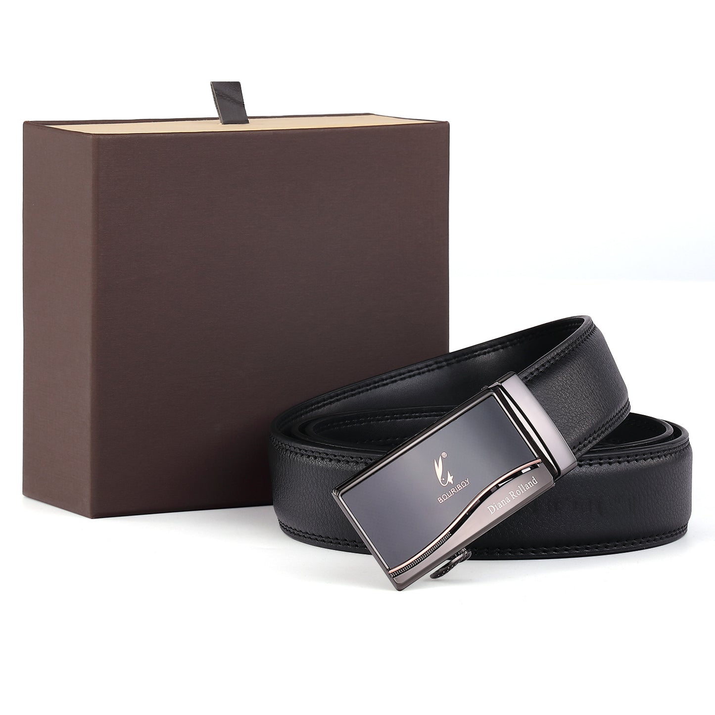 Fashion Automatic Buckle Leather Men's Belt