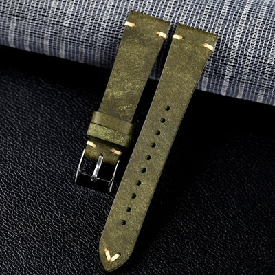 Hand Made Nubuck Leather Strap