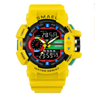 Fashion Sports Waterproof Double Display Men's Watch Multi-Function LED Electronic Watch