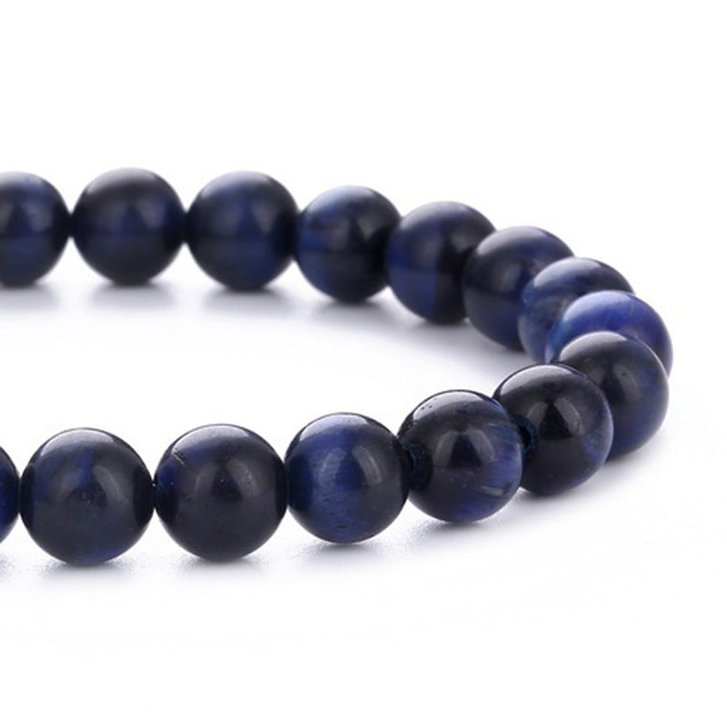 Ethnic Blue Tiger Eye Stone Bracelet