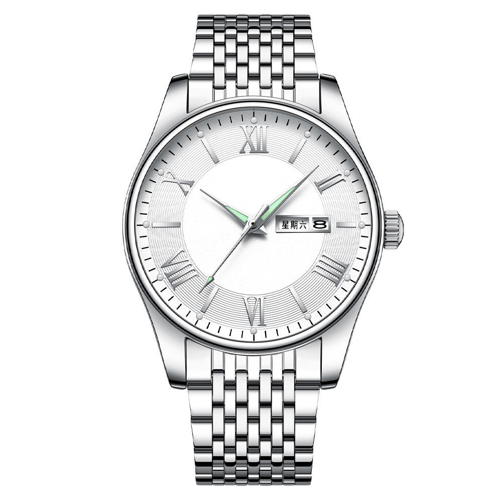 Steel Belt Watch Fashion Casual Trend