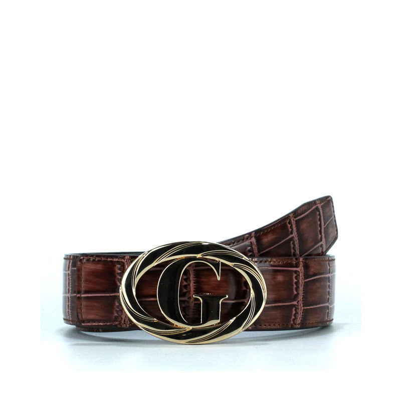 Front And Back Top Layer Cowhide Dual-Purpose Business Belt