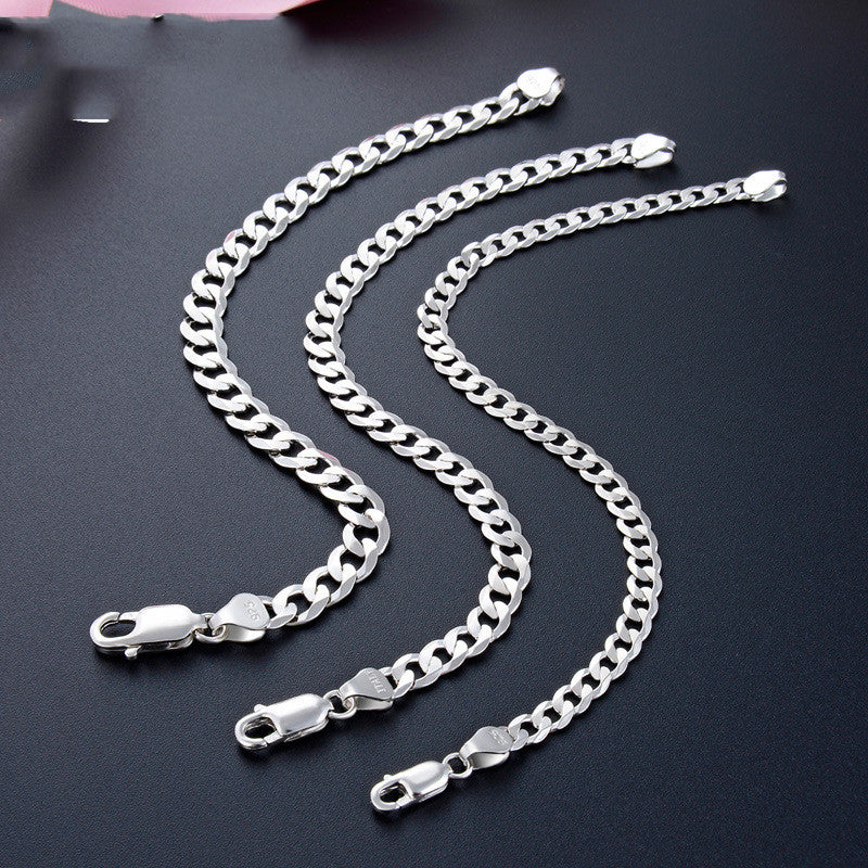 Silver Horsewhip Bracelet For Men