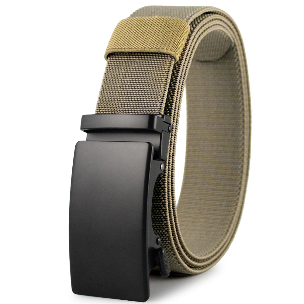 Outdoor Sports Nylon Belt With Automatic Buckle - Unisex, Durable, And Fashionable