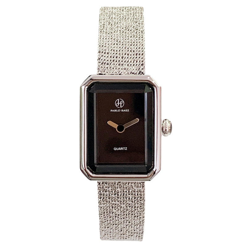 Square Dial Mesh With Delicate Quartz Watch Waterproof