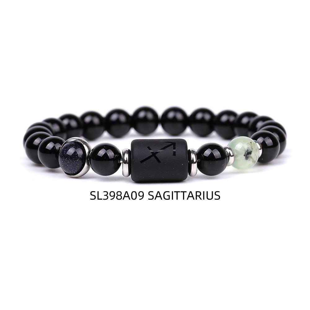 Fashion Twelve Constellations Bracelets Men