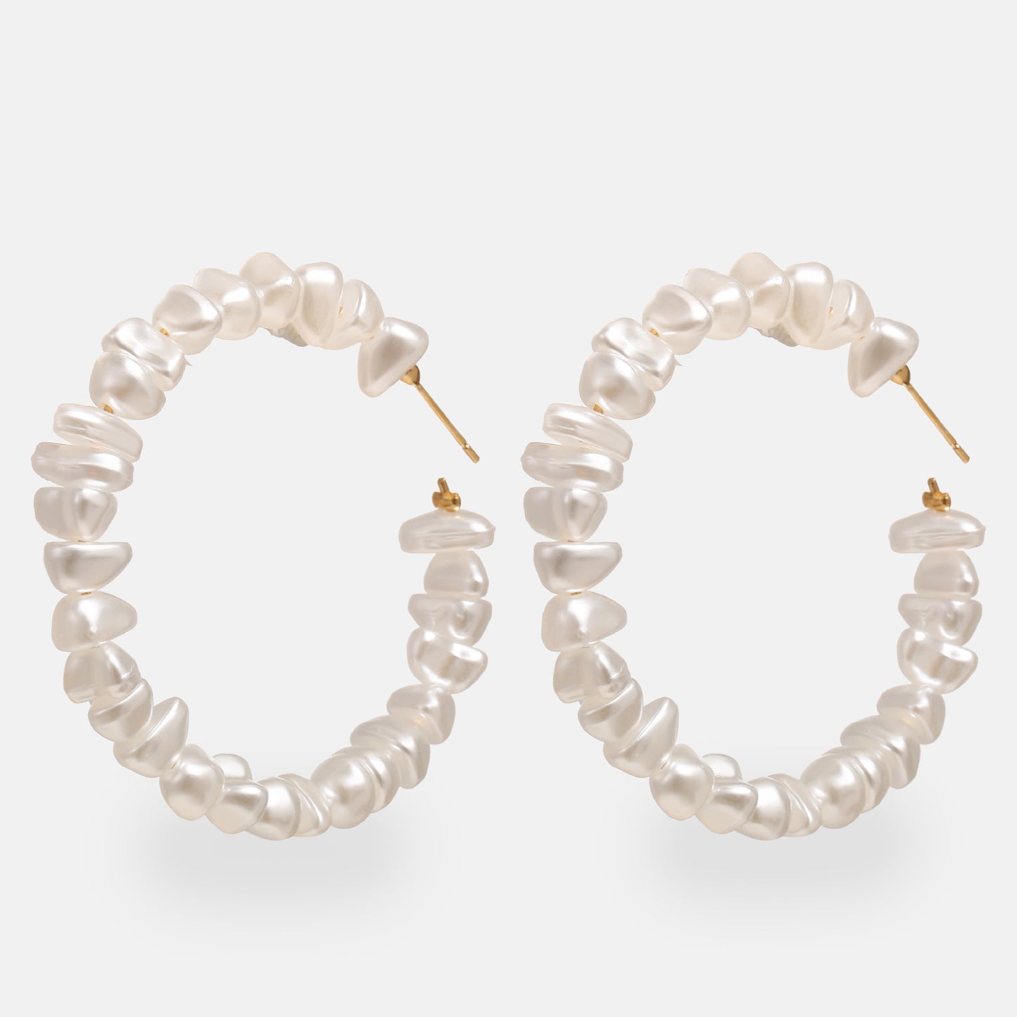 Irregular Faux Pearl Earrings