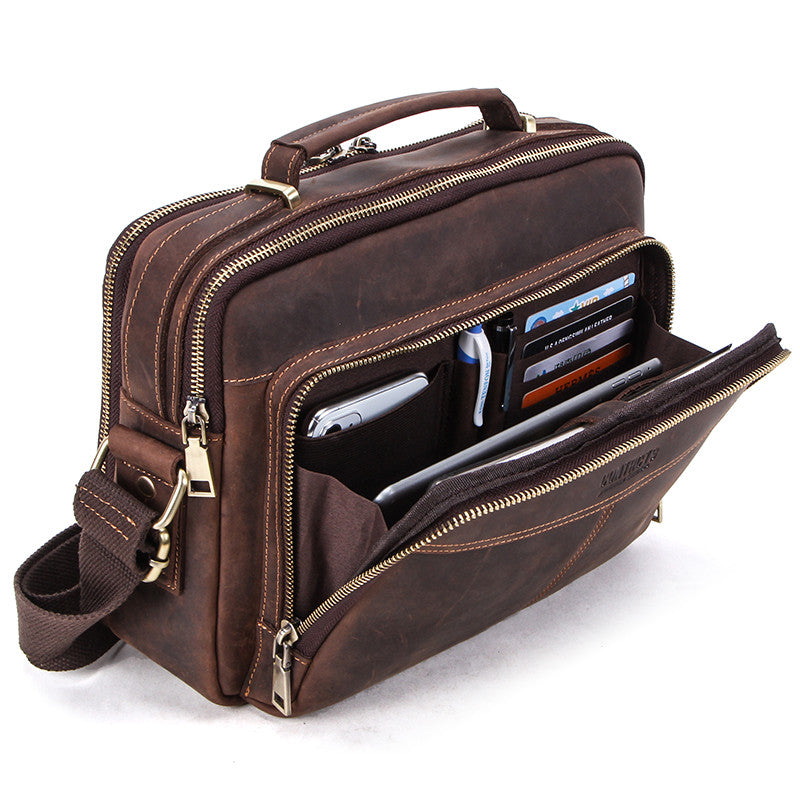 Multifunctional Leather Men's Bag