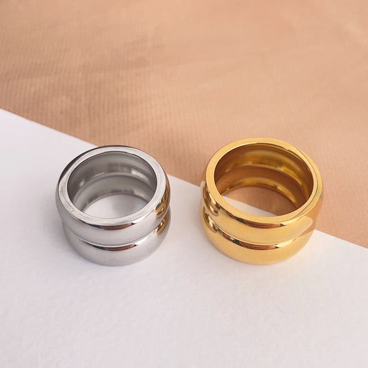 Metal Thick Type Ring High Color Retention