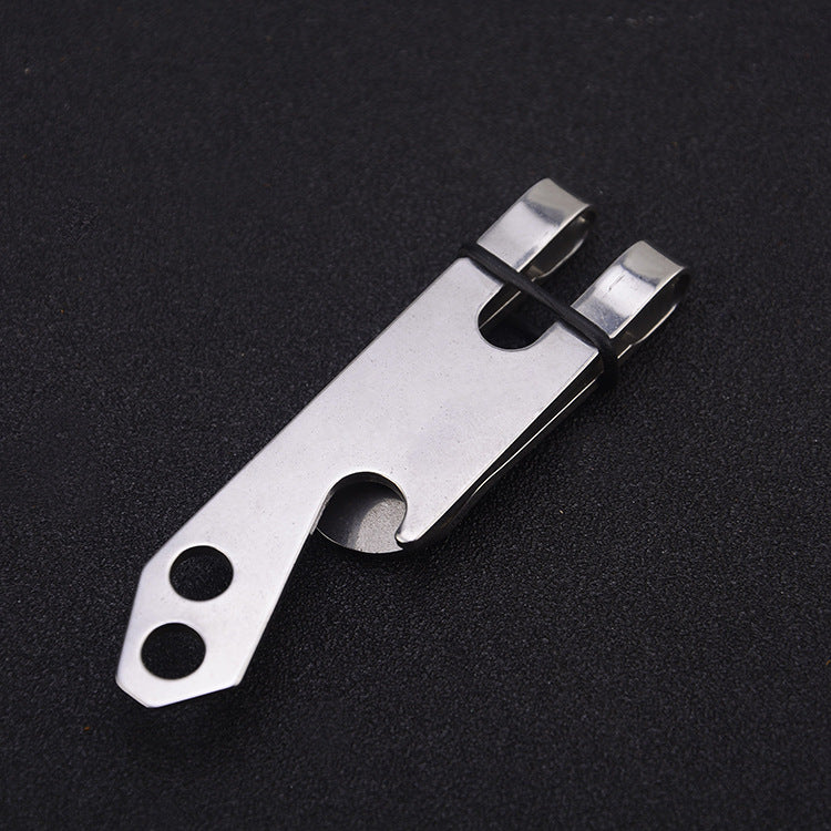 Stainless Steel Waist Clip Wallet Key Hanging Buckle