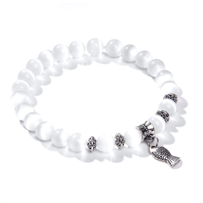 Lover White Beads Bracelet:Tm: