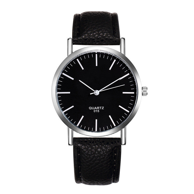 Ultrathin Fashion Casual Men's and Women's Couple Belt Watch