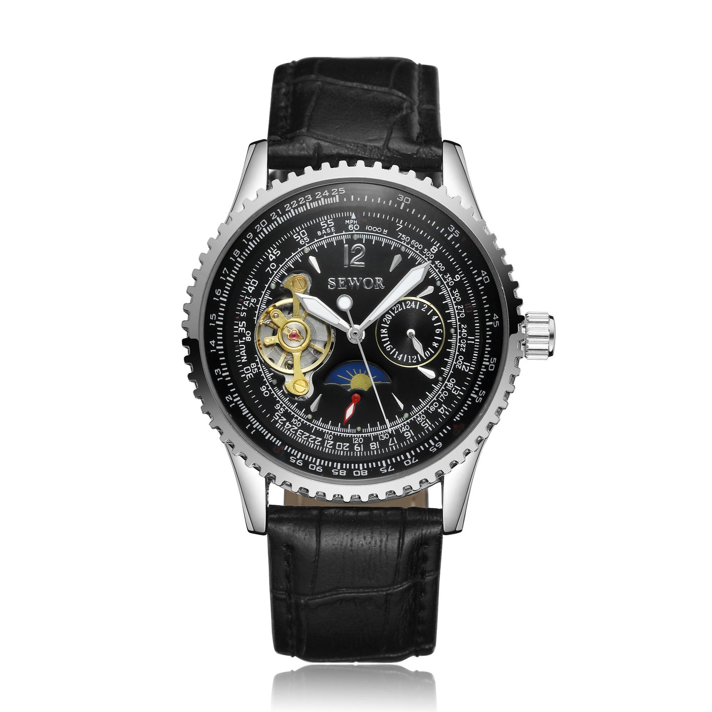 Leisure Business Men's Mechanical Watch Calendar Display