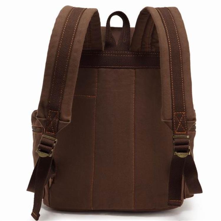 Men's and Women's Canvas Backpack 15.6 Inches Large Capacity