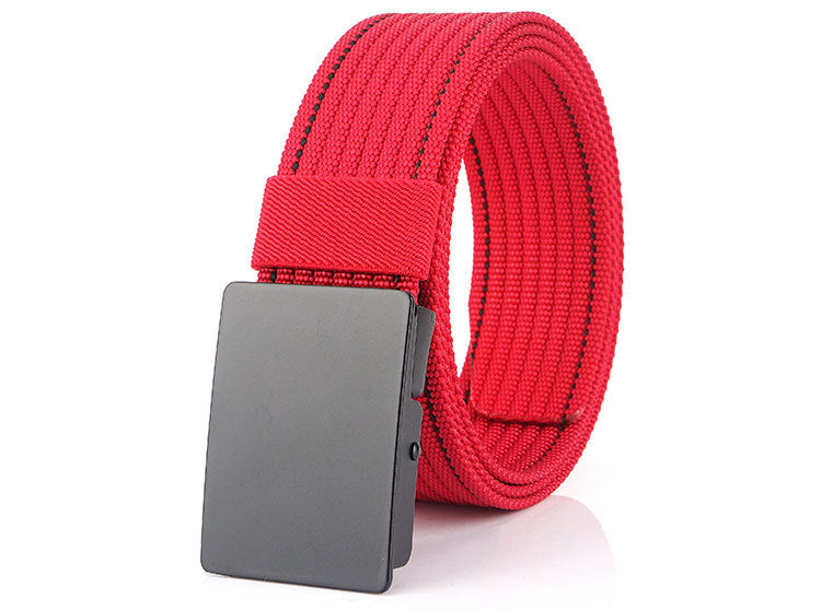 Outdoor Sports Automatic Buckle Canvas Belt