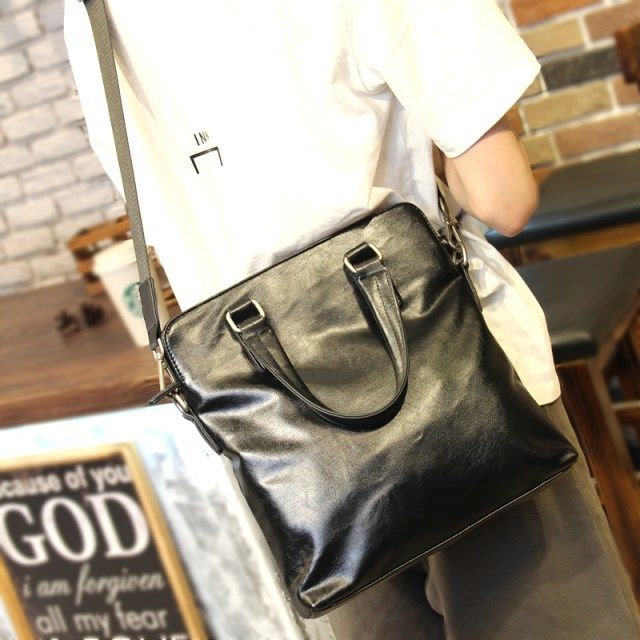 Men's Shoulder Crossbody Briefcase