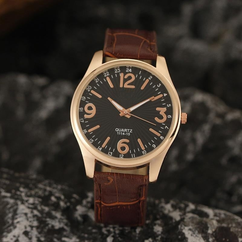 Men's Casual Belt Business Watch