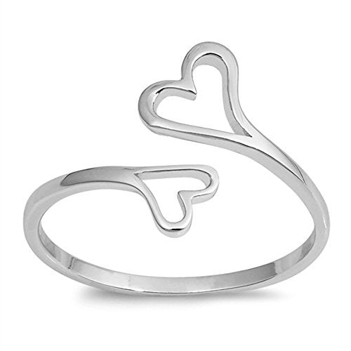 Geometric Heart Ring