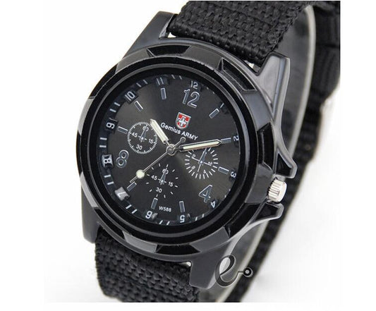 Cloth Belt Weaving Belt Military Watch Sea And Land Air Force Movement Quartz Military Watch