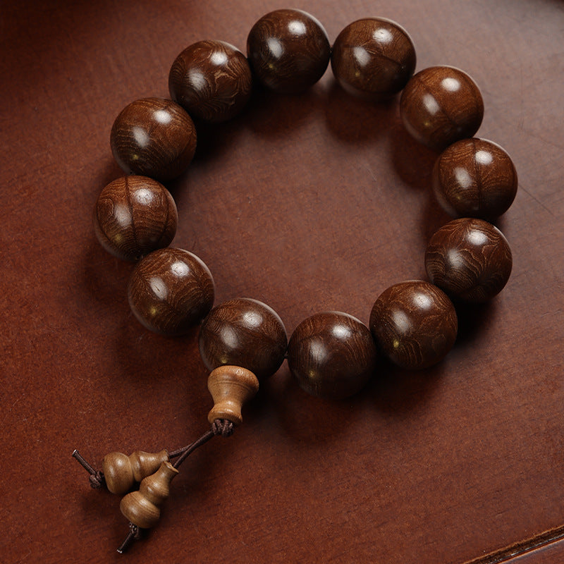 Old Materials Abelia Bracelet Men and Women Handheld Crafts Wooden Prayer Beads Rosary Ornament