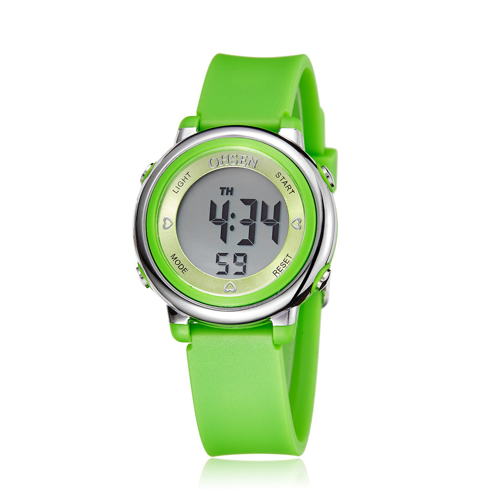 Men and Women Children's Outdoor Waterproof Digital Sports Electronic Watch