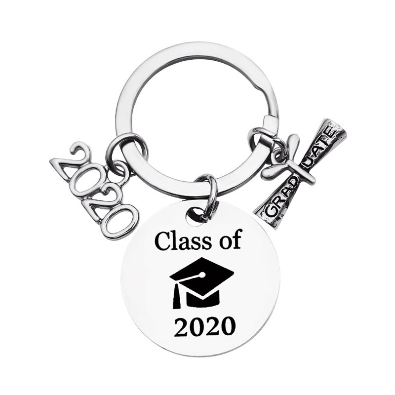 Graduation Season Gift Class Of Stainless Steel Keychain