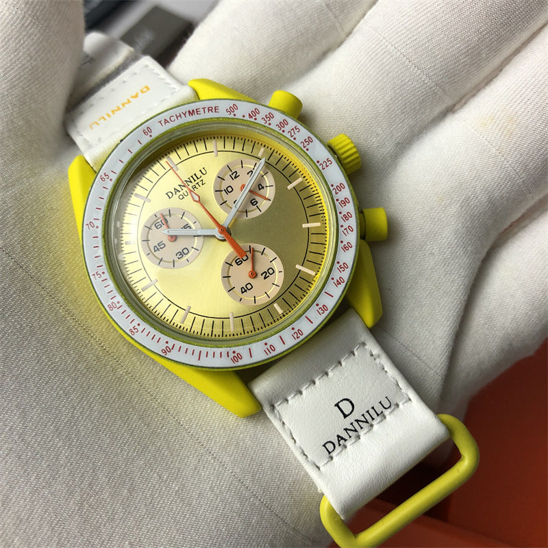 Multi-Function Quartz Watch With Belt