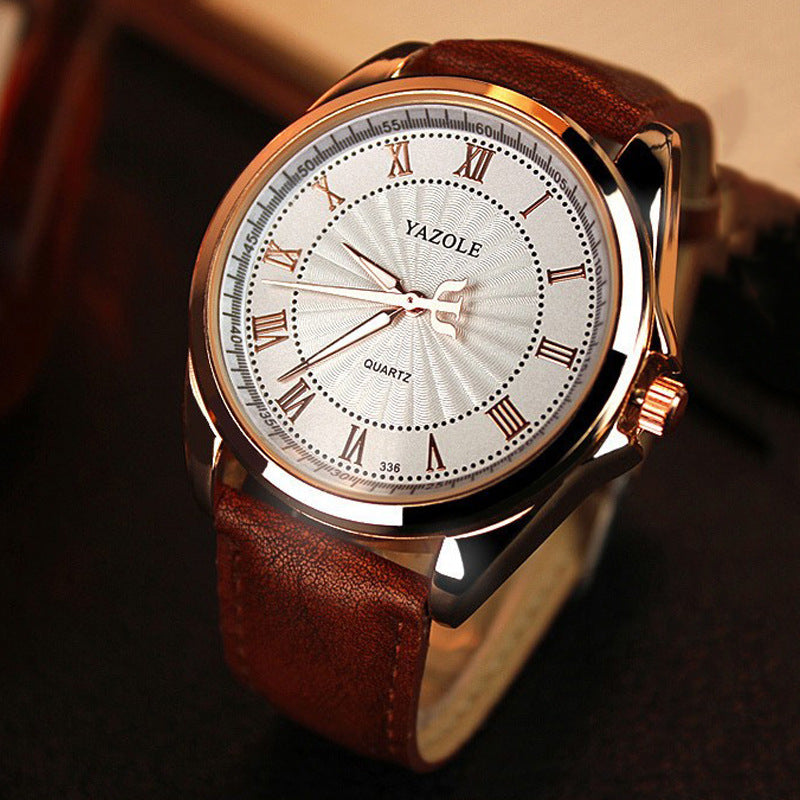 Men's Business Fashion Belt Quartz Watch