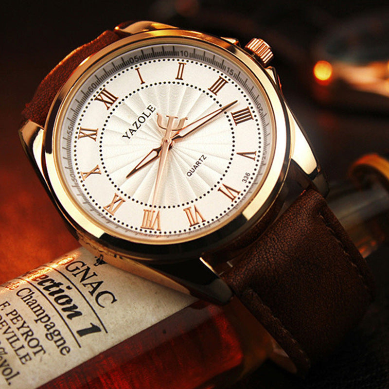 Men's Business Fashion Belt Quartz Watch