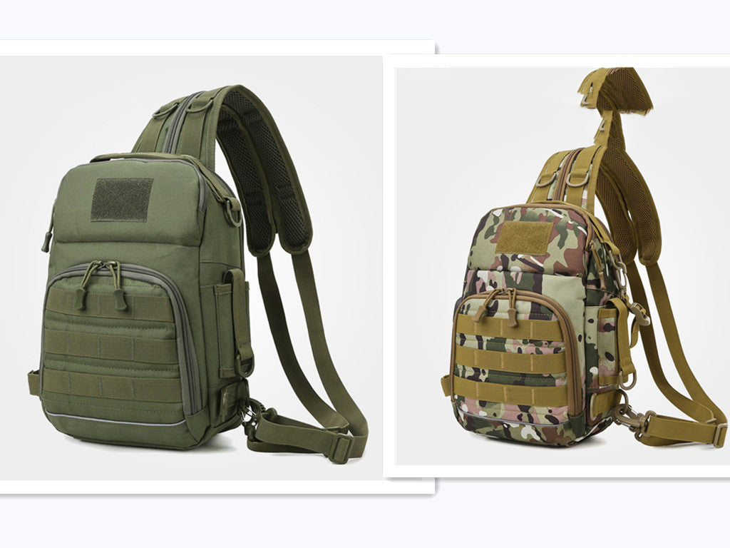 Versatile Ruia Chest Pack Tactical Camouflage Shoulders