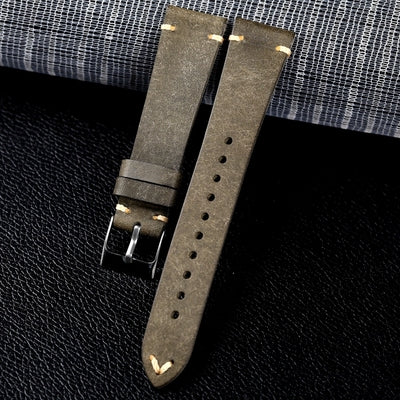 Hand Made Nubuck Leather Strap