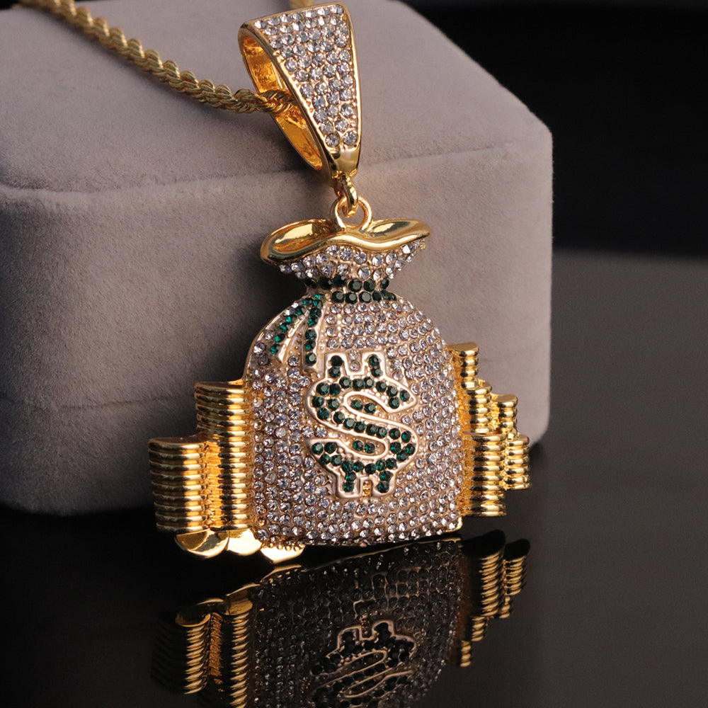 Hip-Hop Money Bag Chain