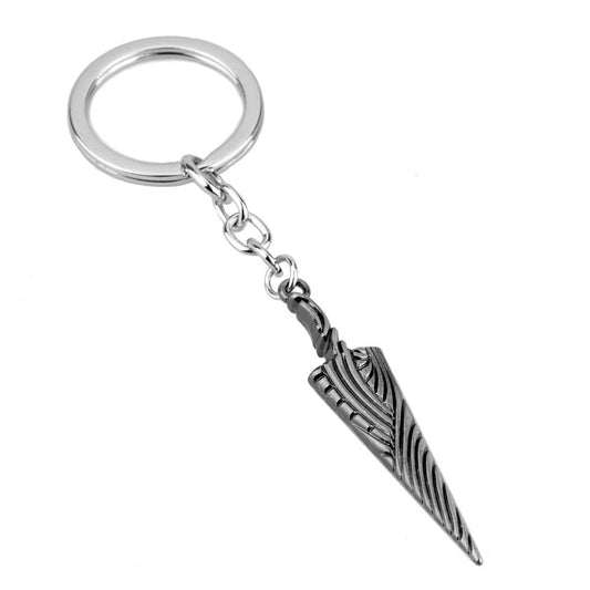 Silver Pure Nail Sabre Nail Keychain