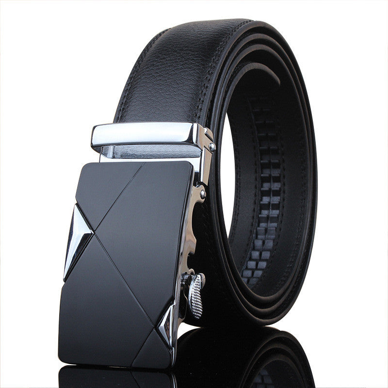 Men's Automatic Buckle Casual Leather Belt