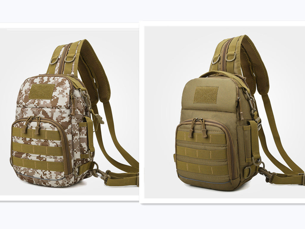 Versatile Ruia Chest Pack Tactical Camouflage Shoulders