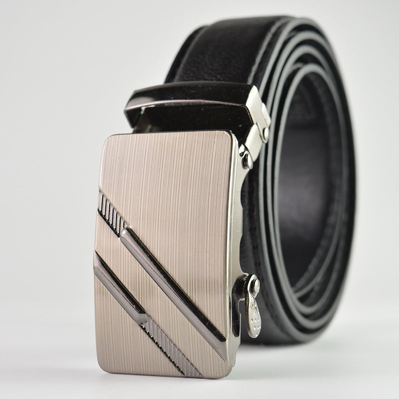 Men's Casual Laser Automatic Buckle Belt