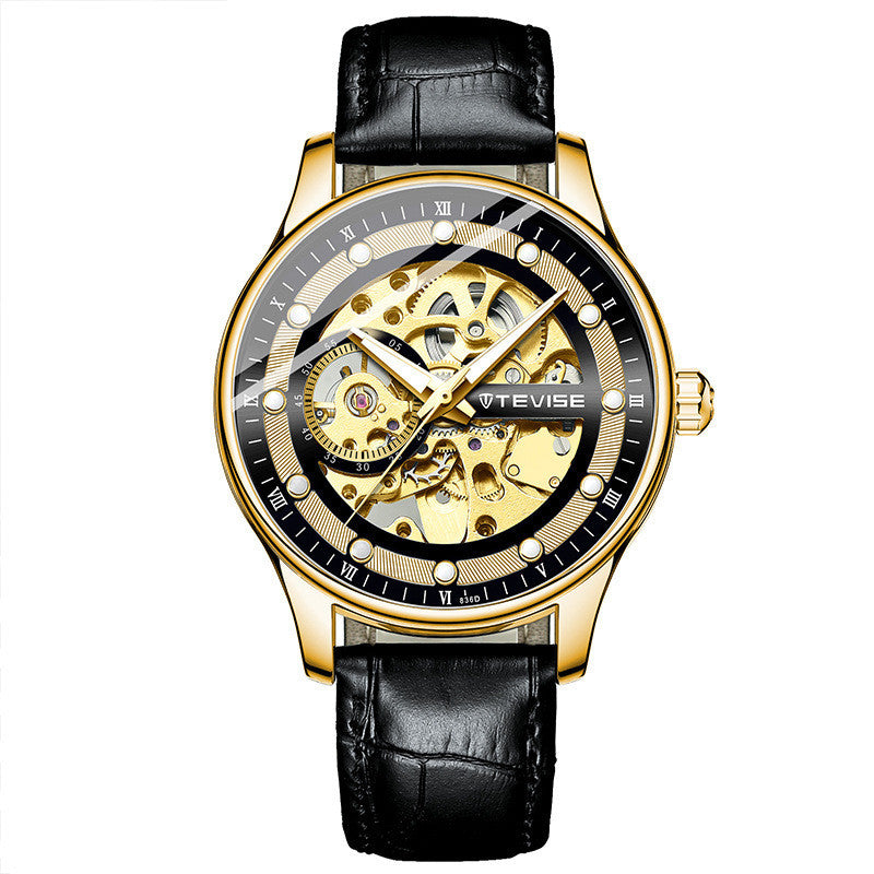 Hot Hollow Fashionable Waterproof Mechanical Watch