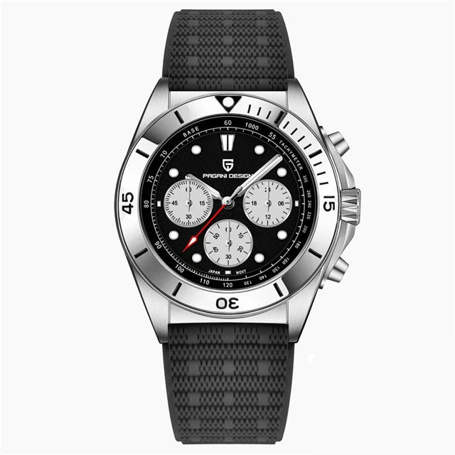 Men's Quartz Chronograph Watch Stainless Steel