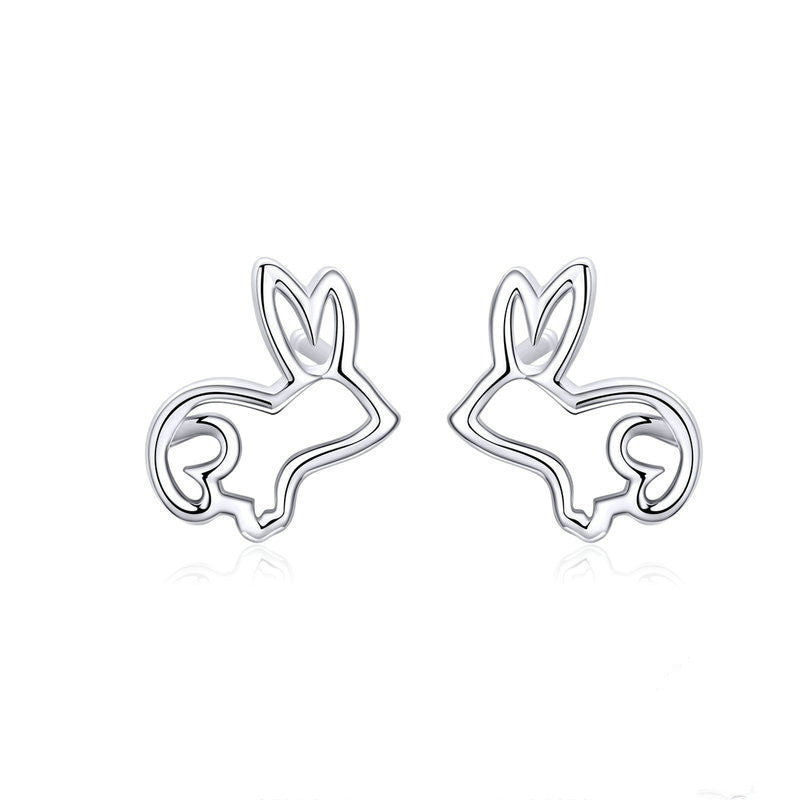 Bunny S925 Sterling Silver Earrings Women