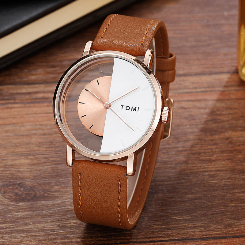 Belt Unisex Casual Fashion Quartz Watch