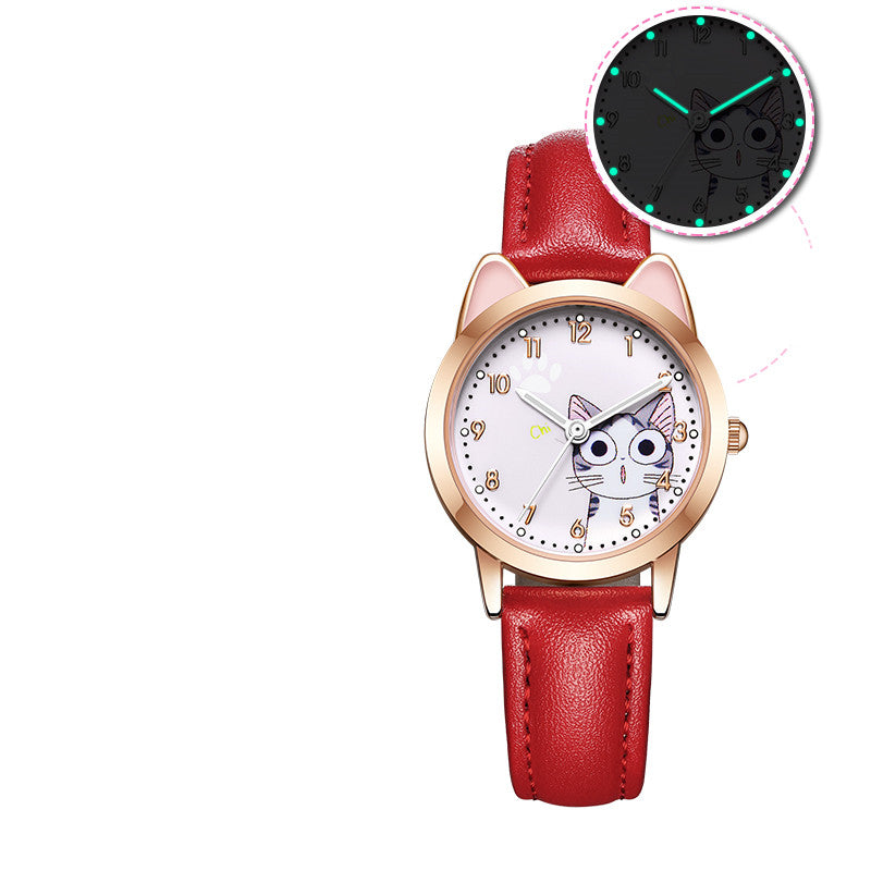 Waterproof And Drop Proof Cute Girl'S Watch