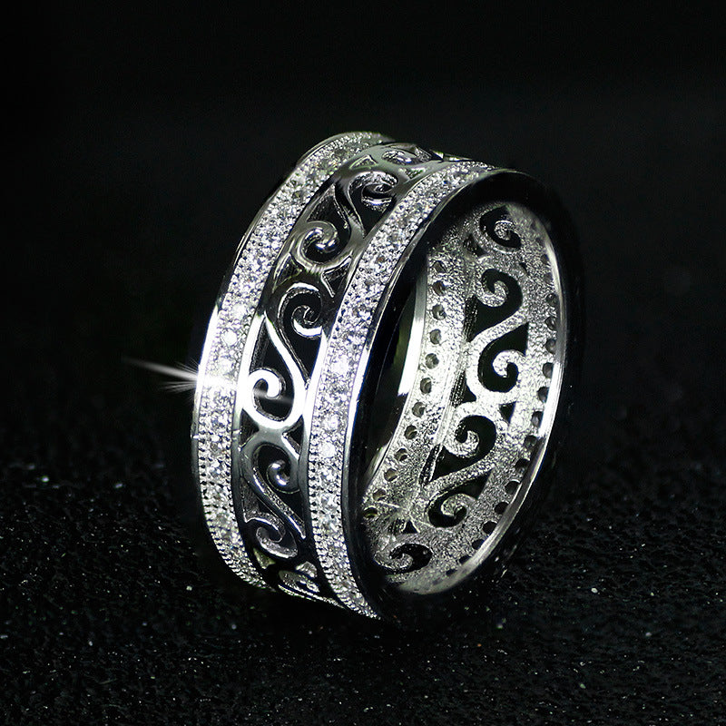 Women's 8MM Vintage Ring Female